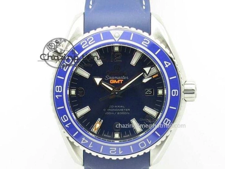 0125 FreshLook Planet Ocean Master Chronometer 600M 45.5mm SS SCF 1:1 Best Edition Black Bezel Black Dial on SS Bracelet A9900 Super Clone 7675